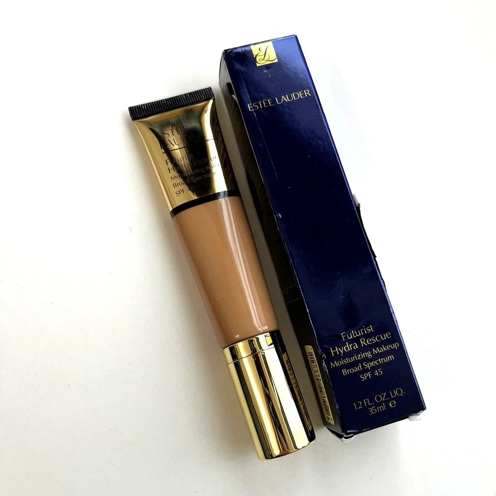 Estée Lauder Futurist Hydra Rescue Foundation SPF 45 5W1 Bronze 1.2 oz NIB